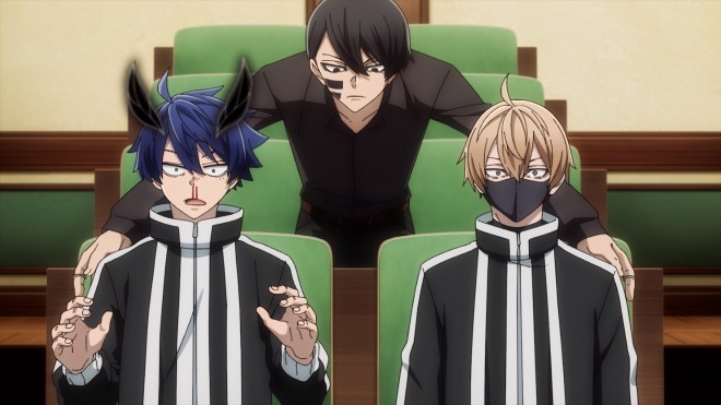 Scene from The anime Tougen Anki